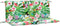 vidaXL - Tuinbankkussens - 2 - st - 120x50x7 - cm - stof - meerkleurig