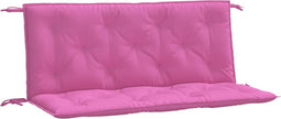 vidaXL - Tuinbankkussens - 2 - st - 120x50x7 - cm - stof - roze