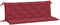 vidaXL - Tuinbankkussens - 2 - st - 150x50x7 - cm - oxford - stof - wijnrood