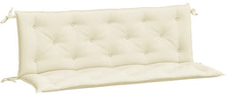vidaXL - Tuinbankkussens - 2 - st - 150x50x7 - cm - oxford - stof - crèmewit