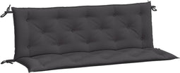 vidaXL - Tuinbankkussens - 2 - st - 150x50x7 - cm - oxford - stof - antracietkleurig