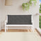vidaXL - Tuinbankkussens - 2 - st - 150x50x7 - cm - oxford - stof - antracietkleurig