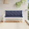 vidaXL - Tuinbankkussens - 2 - st - 150x50x7 - cm - oxford - stof - marineblauw
