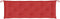 vidaXL - Tuinbankkussens - 2 - st - 150x50x7 - cm - oxford - stof - rood