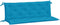 vidaXL - Tuinbankkussens - 2 - st - 150x50x7 - cm - oxford - stof - lichtblauw