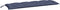 vidaXL - Tuinbankkussens - 2 - st - 150x50x7 - cm - oxford - stof - marineblauw