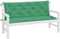 vidaXL - Tuinbankkussens - 2 - st - 150x50x7 - cm - oxford - stof - groen