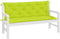 vidaXL - Tuinbankkussens - 2 - st - 150x50x7 - cm - oxford - stof - heldergroen