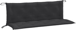 vidaXL - Tuinbankkussens - 2 - st - 150x50x7 - cm - stof - gemêleerd - antracietkleur