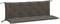 vidaXL - Tuinbankkussens - 2 - st - 150x50x7 - cm - stof - gemêleerd - donkergrijs