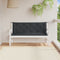vidaXL - Tuinbankkussens - 2 - st - 150x50x7 - cm - stof - gemêleerd - antracietkleur