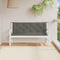 vidaXL - Tuinbankkussens - 2 - st - 150x50x7 - cm - stof - gemêleerd - donkergrijs