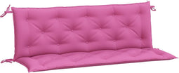 vidaXL - Tuinbankkussens - 2 - st - 150x50x7 - cm - stof - roze