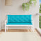 vidaXL - Tuinbankkussens - 2 - st - 150x50x7 - cm - stof - turquoise