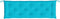 vidaXL - Tuinbankkussens - 2 - st - 150x50x7 - cm - stof - turquoise
