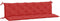 vidaXL - Tuinbankkussens - 2 - st - 180x50x7 - cm - oxford - stof - rood