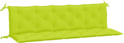 vidaXL - Tuinbankkussens - 2 - st - 180x50x7 - cm - oxford - stof - heldergroen