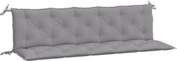 vidaXL - Tuinbankkussens - 2 - st - 180x50x7 - cm - oxford - stof - grijs