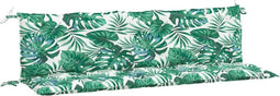 vidaXL - Tuinbankkussens - 2 - st - 180x50x7 - cm - oxford - stof - bladpatroon