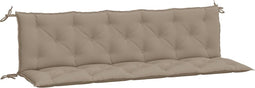 vidaXL - Tuinbankkussens - 2 - st - 180x50x7 - cm - oxford - stof - taupe