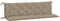 vidaXL - Tuinbankkussens - 2 - st - 180x50x7 - cm - oxford - stof - taupe