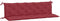 vidaXL - Tuinbankkussens - 2 - st - 180x50x7 - cm - oxford - stof - wijnrood
