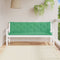 vidaXL - Tuinbankkussens - 2 - st - 180x50x7 - cm - oxford - stof - groen