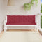 vidaXL - Tuinbankkussens - 2 - st - 180x50x7 - cm - oxford - stof - wijnrood