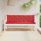 vidaXL - Tuinbankkussens - 2 - st - 180x50x7 - cm - oxford - stof - rood
