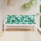 vidaXL - Tuinbankkussens - 2 - st - 180x50x7 - cm - oxford - stof - bladpatroon