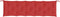 vidaXL - Tuinbankkussens - 2 - st - 180x50x7 - cm - oxford - stof - rood