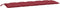 vidaXL - Tuinbankkussens - 2 - st - 180x50x7 - cm - oxford - stof - wijnrood