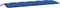 vidaXL - Tuinbankkussens - 2 - st - 180x50x7 - cm - oxford - stof - blauw