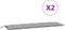 vidaXL - Tuinbankkussens - 2 - st - 180x50x7 - cm - oxford - stof - grijs