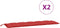 vidaXL - Tuinbankkussens - 2 - st - 180x50x7 - cm - oxford - stof - rood