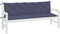 vidaXL - Tuinbankkussens - 2 - st - 180x50x7 - cm - oxford - stof - marineblauw