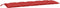 vidaXL - Tuinbankkussens - 2 - st - 180x50x7 - cm - oxford - stof - rood