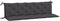 vidaXL - Tuinbankkussens - 2 - st - 180x50x7 - cm - oxford - stof - antracietkleurig