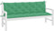 vidaXL - Tuinbankkussens - 2 - st - 180x50x7 - cm - oxford - stof - groen