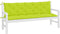 vidaXL - Tuinbankkussens - 2 - st - 180x50x7 - cm - oxford - stof - heldergroen