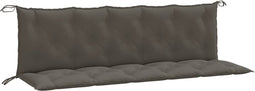 vidaXL - Tuinbankkussens - 2 - st - 180x50x7 - cm - stof - gemêleerd - donkergrijs
