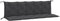 vidaXL - Tuinbankkussens - 2 - st - 180x50x7 - cm - stof - gemêleerd - antracietkleur