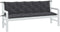 vidaXL - Tuinbankkussens - 2 - st - 180x50x7 - cm - stof - gemêleerd - antracietkleur