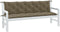 vidaXL - Tuinbankkussens - 2 - st - 180x50x7 - cm - stof - gemêleerd - taupe