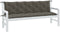 vidaXL - Tuinbankkussens - 2 - st - 180x50x7 - cm - stof - gemêleerd - donkergrijs