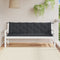 vidaXL - Tuinbankkussens - 2 - st - 180x50x7 - cm - stof - gemêleerd - antracietkleur