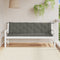 vidaXL - Tuinbankkussens - 2 - st - 180x50x7 - cm - stof - gemêleerd - donkergrijs