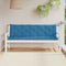 vidaXL - Tuinbankkussens - 2 - st - 180x50x7 - cm - stof - gemêleerd - blauw