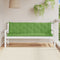 vidaXL - Tuinbankkussens - 2 - st - 180x50x7 - cm - stof - gemêleerd - groen