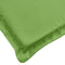 vidaXL - Tuinbankkussens - 2 - st - 180x50x7 - cm - stof - gemêleerd - groen